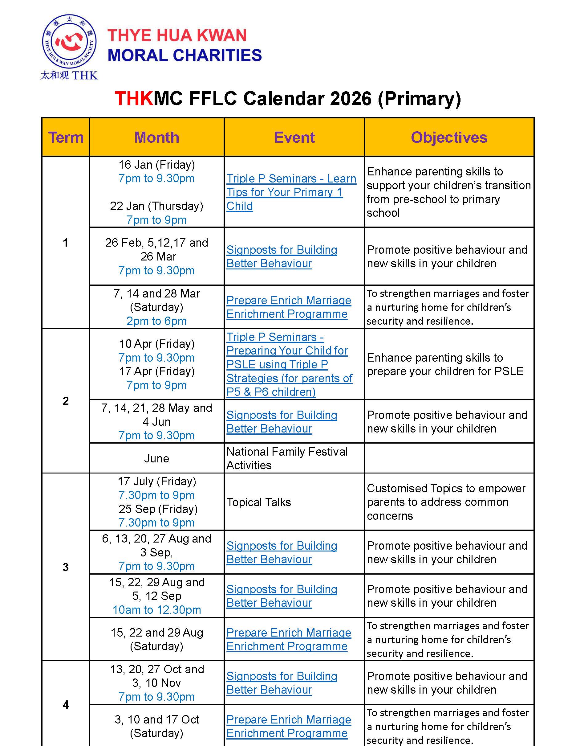 FFLC Calendar 2026 (Primary)